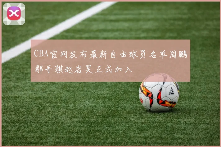 CBA官网发布最新自由球员名单周鹏鄢手骐赵岩昊正式加入